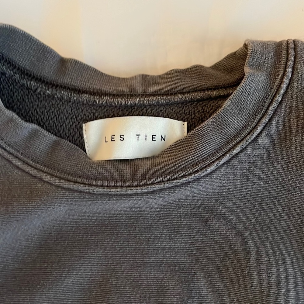 Les Tien sweatshirt (xs) and sweatpants (xxs) Vintage Gray